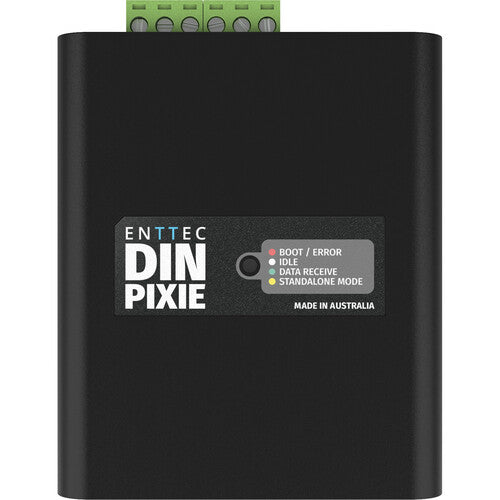 ENTTEC DIN PIXIE controlador de tiras LED para 340 píxeles RGB 2 universos