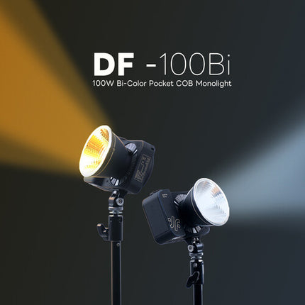 DigitalFoto Solution Limited DF-100Bi LED Monolight Bicolor 11800 Lux 2700-7500K con Reflector y Difusor
