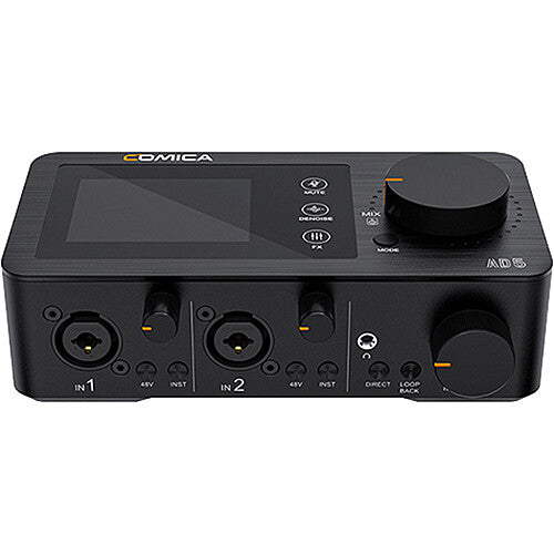 Comica Audio LINKFLEX AD5 Interfaz de Audio 4x4 USB-C Portátil 48kHz 24-Bit