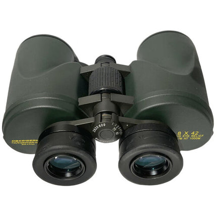 Oberwerk 8x42 Binoculares Deluxe Prisma BAK4 16mm Alivio Ocular