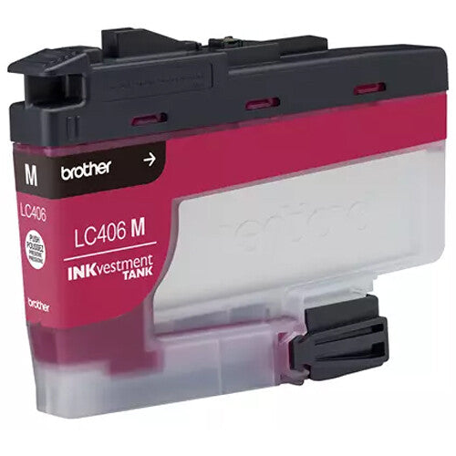 Brother LC406MS Cartucho de Tinta Magenta Standard Rendimiento para Impresoras INKvestment Tank