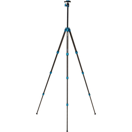 Benro SuperSlim trípode de fibra de carbono con cabezal de bola N00P y altura de 7.1 a 61.4 pulgadas