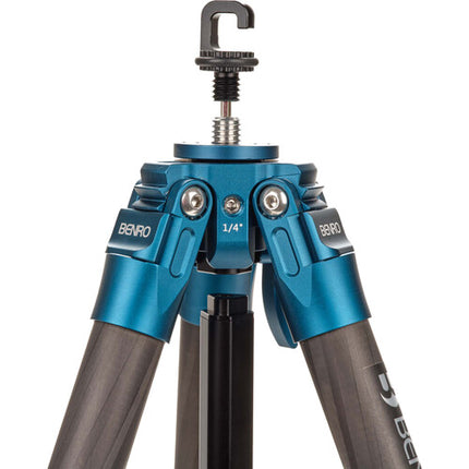 Benro SuperSlim trípode de fibra de carbono con cabezal de bola N00P y altura de 7.1 a 61.4 pulgadas