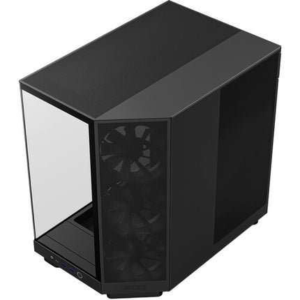 NZXT H6 Flow Mid-Tower Caja Negra Soporta ATX Micro-ATX Mini-ITX