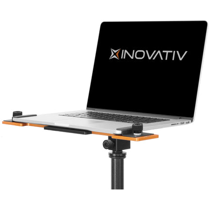 Inovativ DigiSystem Lite Kit con DigiBase y DigiPlate para laptops en C-Stands
