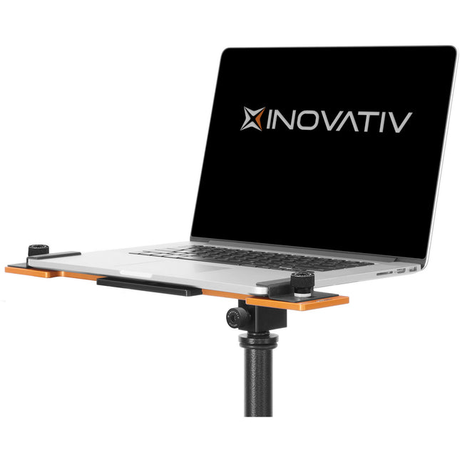 Inovativ DigiSystem Lite Kit con DigiBase y DigiPlate para laptops en C-Stands