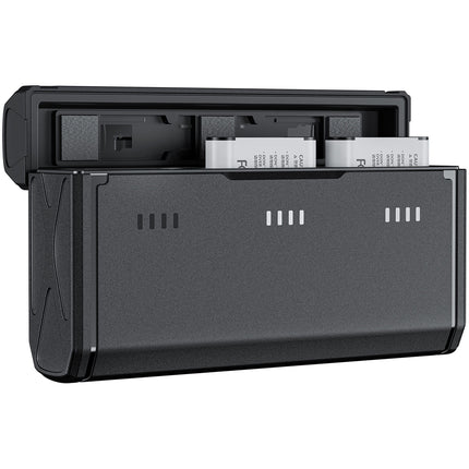 TELESIN NP-BX1 Estuche de Carga Portátil con 2 Baterías 1090mAh y Almacenamiento para Tarjetas