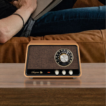 Sangean WR-55 Radio Retro de Mesa Bluetooth 25W Entrada AUX USB-C