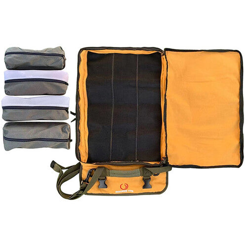 Roaring Fire Gear The Pack Mule Bolsa para Herramientas Versátil con 4 Bolsillos Removibles y 11 Lazos Elásticos