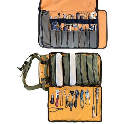 Roaring Fire Gear The Pack Mule Bolsa para Herramientas Versátil con 4 Bolsillos Removibles y 11 Lazos Elásticos