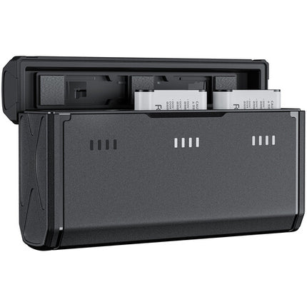 TELESIN NP-BX1 Estuche de Carga Portátil 3 Bahías Indicador de Carga