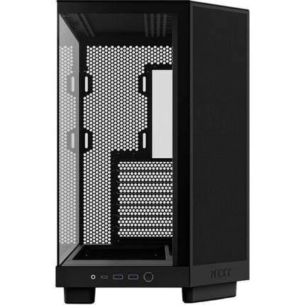 NZXT H6 Flow Mid-Tower Caja Negra Soporta ATX Micro-ATX Mini-ITX