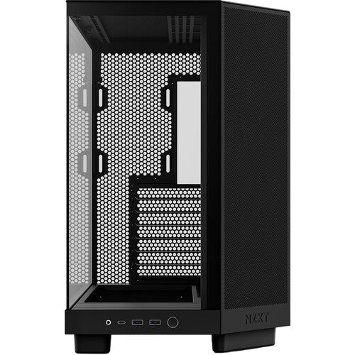 NZXT H6 Flow Mid-Tower Caja Negra Soporta ATX Micro-ATX Mini-ITX