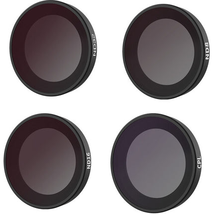 TELESIN Set de 4 Filtros ND8 ND16 ND32 y Polarizador para Insta360 GO 2 y GO 3