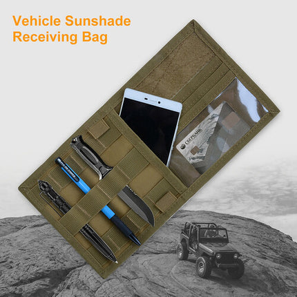 Roaring Fire Gear Organizador Táctico para Visera de Coche 900D Oxford Resistente al Agua