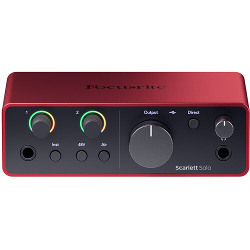 Focusrite Scarlett Solo USB-C Interfaz de audio 24-Bit 192kHz USB-C to USB-A