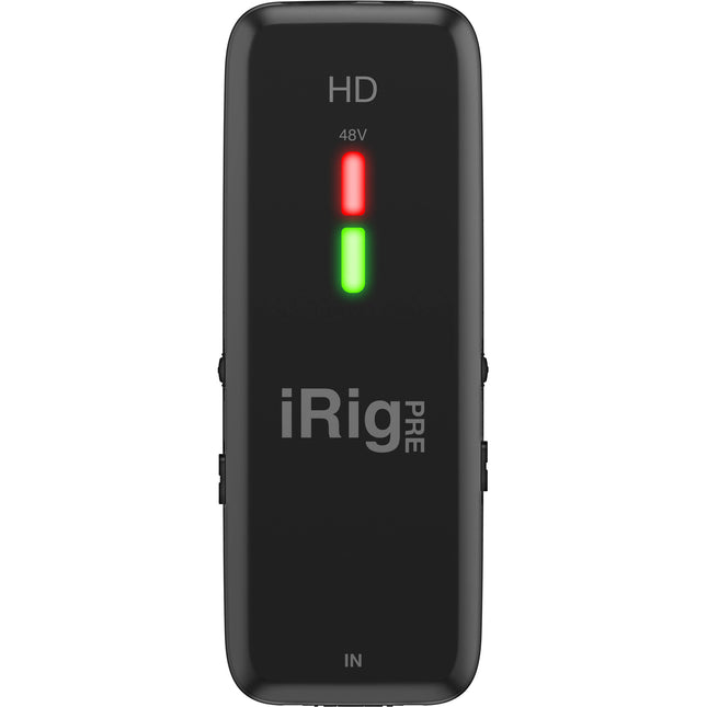 IK Multimedia iRig Pre HD interfaz de audio con previo micrófono 24 bit 96 kHz incluye cables y baterías AA