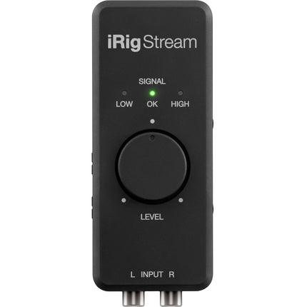 IK Multimedia iRig Stream Interfaz de Audio Ultracompacta 24-Bit 48kHz con Cable Lightning y USB