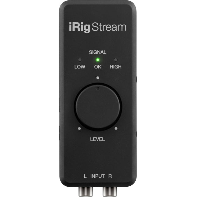 IK Multimedia iRig Stream Interfaz de Audio Ultracompacta 24-Bit 48kHz con Cable Lightning y USB