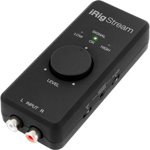 IK Multimedia iRig Stream Interfaz de Audio Ultracompacta 24-Bit 48kHz con Cable Lightning y USB