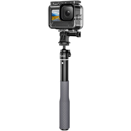 TELESIN Palo Selfie Extensible Aleación de Aluminio 9.1 a 25.7 Pulgadas Mango Silicona