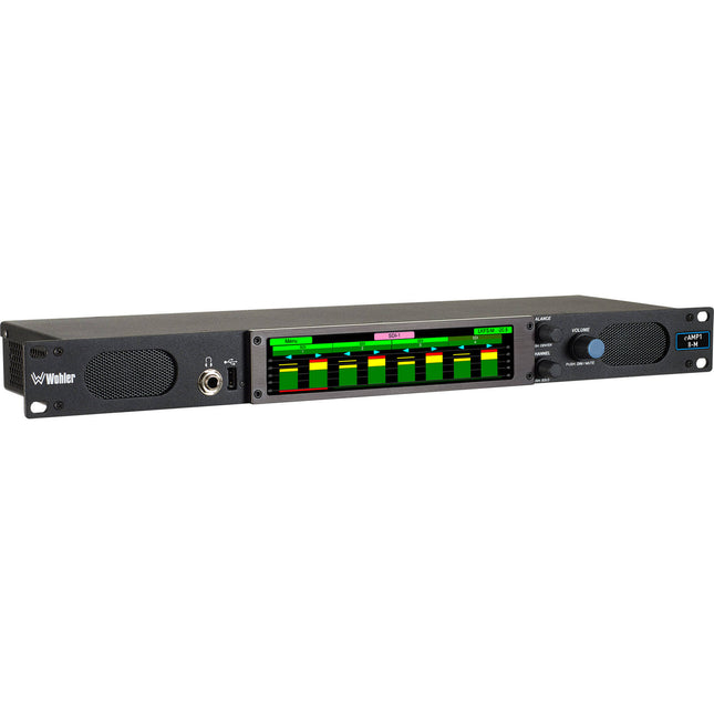 Wohler eAMP1-8-M Monitor de Audio 8 Canales Pantalla Táctil 7 Pulgadas