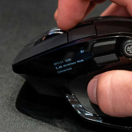 JLab Epic Mouse inalámbrico 2400 dpi 6 meses batería USB-A receptor