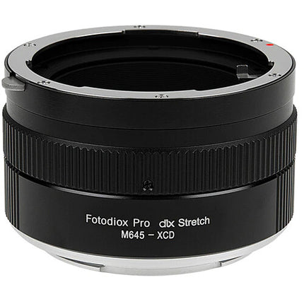 FotodioX DLX Adaptador de lente para Mamiya 645 a Hasselblad XCD con enfoque macro y rosca 49mm