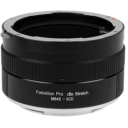 FotodioX DLX Adaptador de lente para Mamiya 645 a Hasselblad XCD con enfoque macro y rosca 49mm
