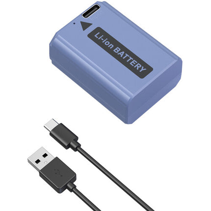 SmallRig Batería NP-FW50 USB-C 1030mAh Azul para cámaras Sony