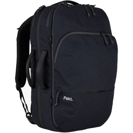 Pakt Travel Mochila de Viaje Negra 35L Compartimento para portátil de 16" resistente al agua