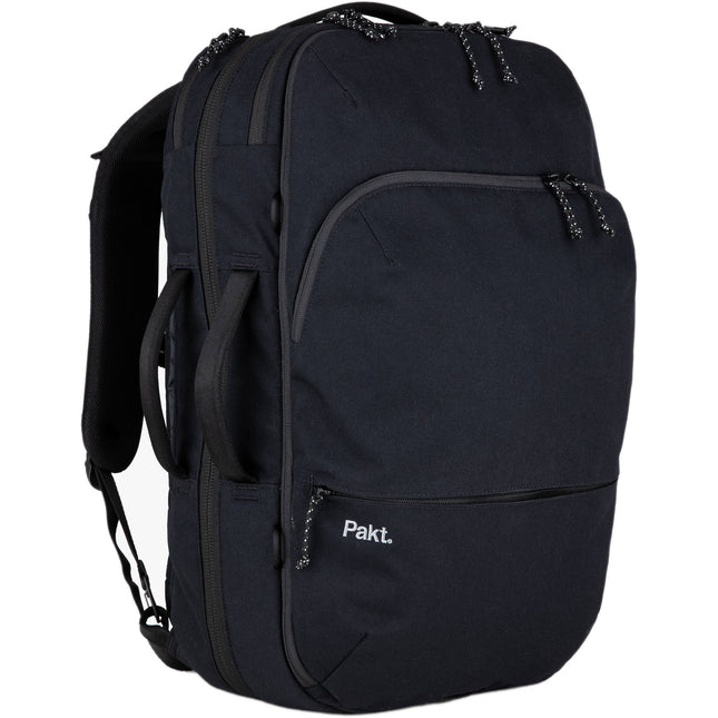 Pakt Travel Mochila de Viaje Negra 35L Compartimento para portátil de 16" resistente al agua