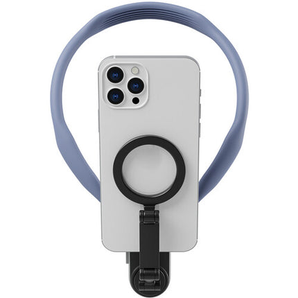 TELESIN Soporte Magnético para Smartphone con Correa de Silicona Azul