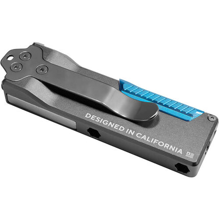 Kondor Blue EDC Multi-Herramienta Bit Driver Gris con Nivel y Bits Magnéticos