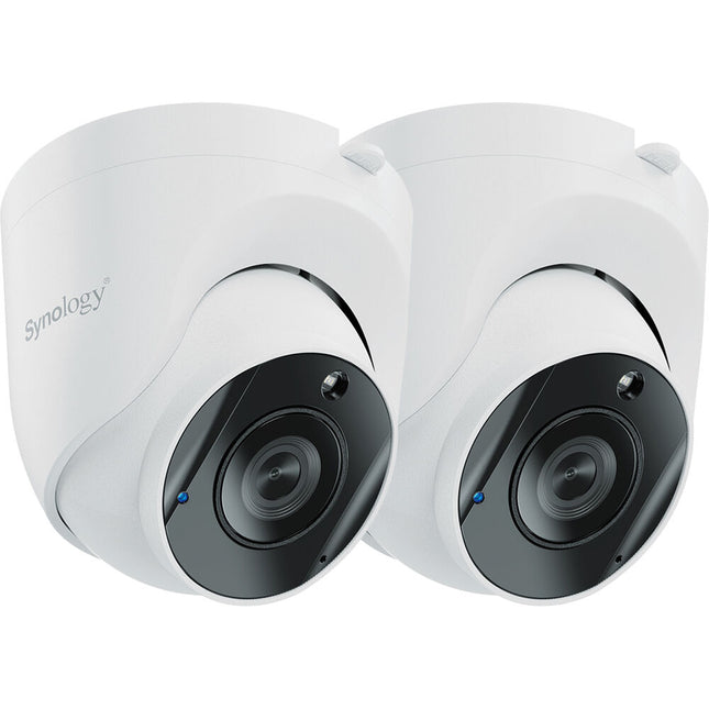 Synology TC500 Cámara de Vigilancia Exterior 5MP 2880x1620 98ft Visión Nocturna 2 Pack