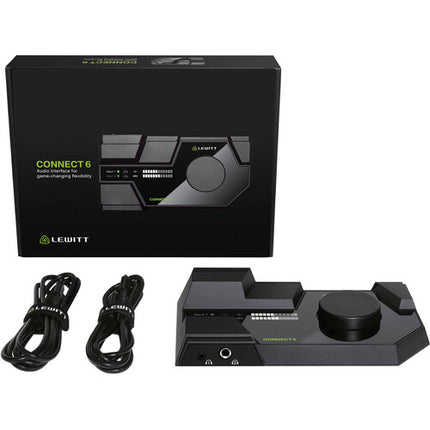 Lewitt CONNECT 6 Interfaz de Audio 6x6 USB-C 96 kHz 24-Bit con Software Cubase