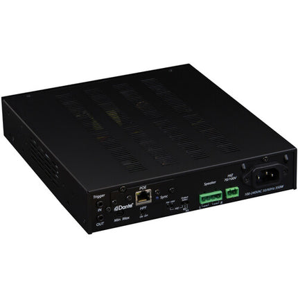 MuxLab Dante Amplificador de Potencia 2 Canales 240W 4 y 8 Ohmios con Filtro Paso Alto y Montaje en Pared