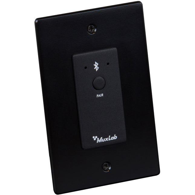 MuxLab Interfaz de Audio Bluetooth a Dante Bluetooth 5.0 PoE Negra
