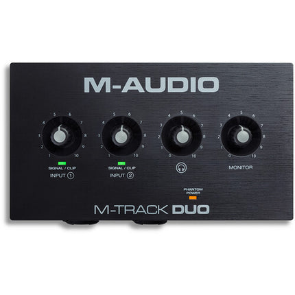 M-Audio M-Track Duo Interfaz de Audio USB 24-Bit 48 kHz 2 Preamps