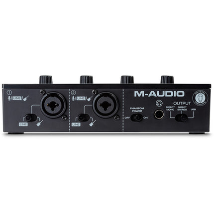 M-Audio M-Track Duo Interfaz de Audio USB 24-Bit 48 kHz 2 Preamps