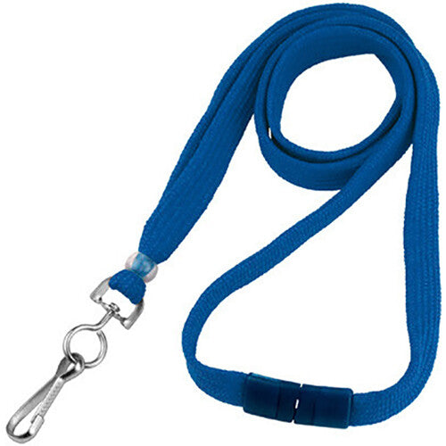 BRADY PEOPLE ID Cordón Desprendible 3/8" Azul Real 36" Largo 100 Piezas