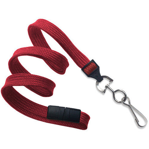 BRADY PEOPLE ID Lanyard desprendible 3/8 pulg 36 pulg rojo 100 unidades