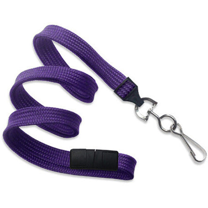 BRADY PEOPLE ID Lanyard Rescate 3/8" 36" Leng Purple 100 Pzas