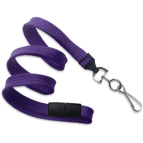 BRADY PEOPLE ID Lanyard Rescate 3/8" 36" Leng Purple 100 Pzas