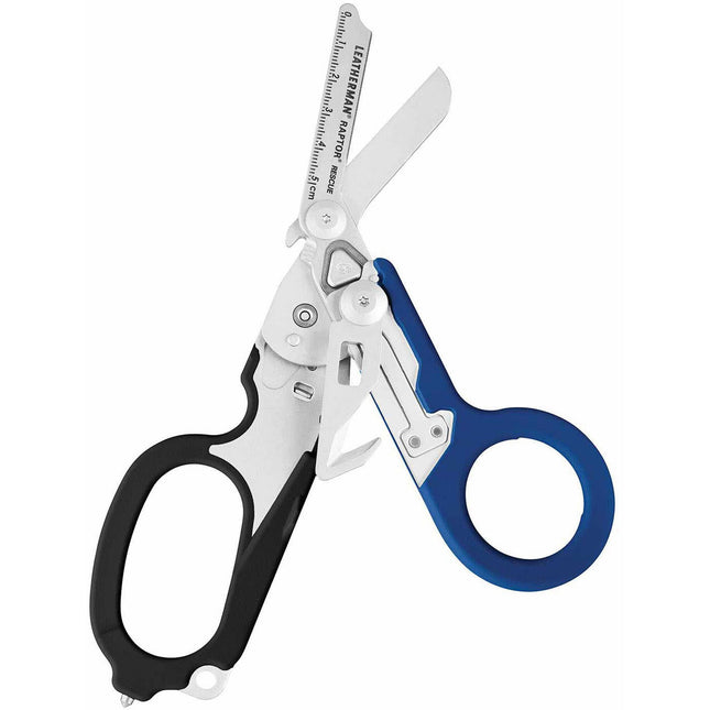 Leatherman Raptor Tijeras de Rescate Azul Negro Acero 420HC Sheath