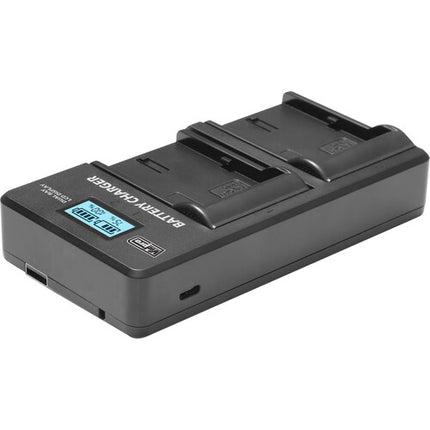 Vidpro VDL-75 Cargador Dual con Pantalla LCD Cable USB de 10 Pulgadas USB-C