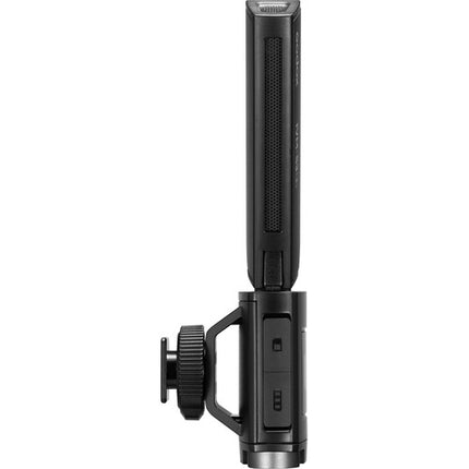 Godox IVM-S3 Micrófono Dual Cardioide Ajustable para Cámara con Grabación y Batería Integrada de 15 Horas