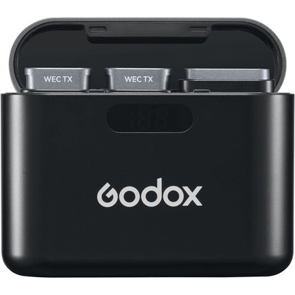 Godox WEC Sistema de Micrófono Inalámbrico 2 Personas 656' Alcance Dual-Canal USB-C
