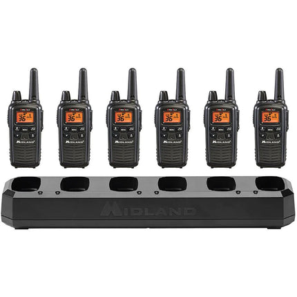 Midland BizTalk FRS LXT600BBX6 Radio de Negocios 6 Radios 36 Canales 121 Códigos