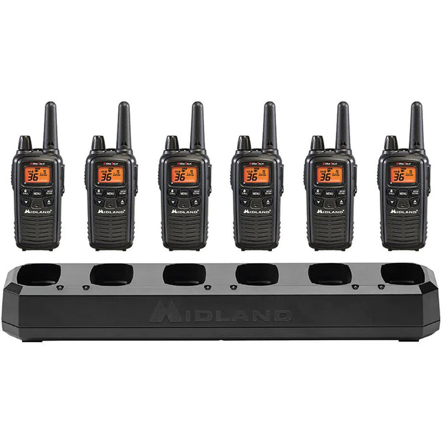 Midland BizTalk FRS LXT600BBX6 Radio de Negocios 6 Radios 36 Canales 121 Códigos